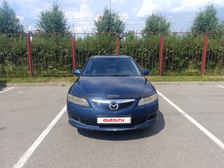 2006 Mazda 6 I (GG) Рестайлинг, синий, 310000 рублей, вид 2