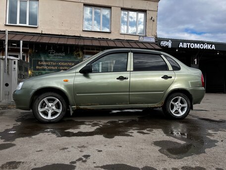2010 Lada (ВАЗ) Kalina I, зелёный, 190000 рублей, вид 3