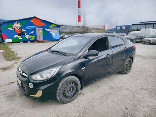 2014 Hyundai Solaris I, чёрный, 300000 рублей, вид 2