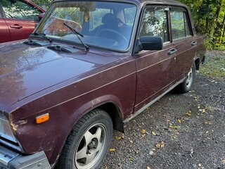 2007 Lada (ВАЗ) 2107, пурпурный, 110000 рублей, вид 3
