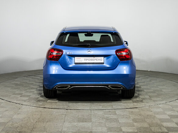 2016 Mercedes-Benz A-Класс 180 III (W176) Рестайлинг, голубой - вид 5