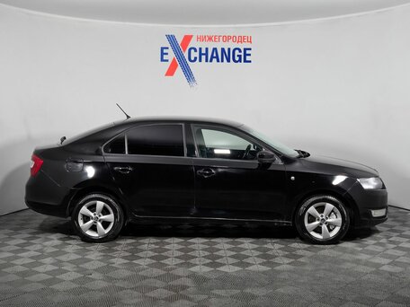 2014 Skoda Rapid I, чёрный, 539000 рублей, вид 4