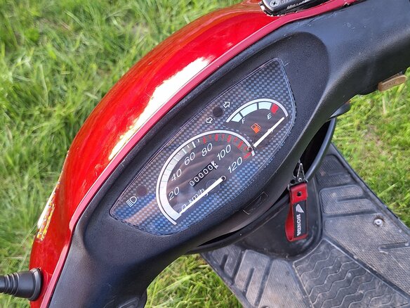 1994 Honda Dio, красный, 65000 рублей - вид 5