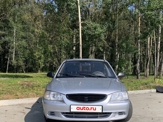 2007 Hyundai Accent ТагАЗ II, серебристый, 355000 рублей, вид 2