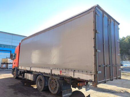 2004 Scania R-Series, оранжевый, 3000000 рублей, вид 1