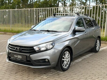 2020 Lada (ВАЗ) Vesta SW I, серый, 1074000 рублей, вид 3