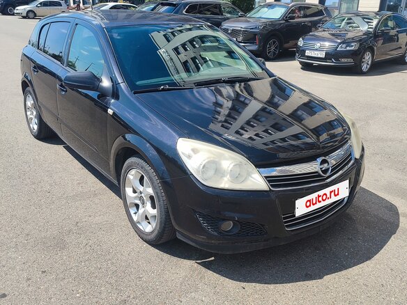 2008 Opel Astra H Рестайлинг, чёрный, 395000 рублей