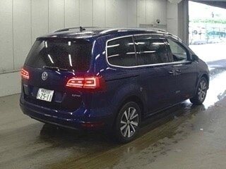 2021 Volkswagen Sharan II Рестайлинг, синий, 1200000 рублей, вид 3