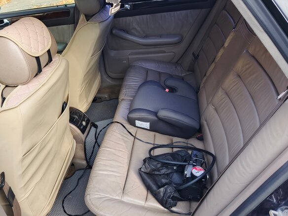 1998 Audi A6 II (C5), синий, 400000 рублей - вид 6