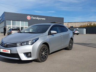 2014 Toyota Corolla XI (E160, E170, E180), серебристый, 1245000 рублей, вид 1