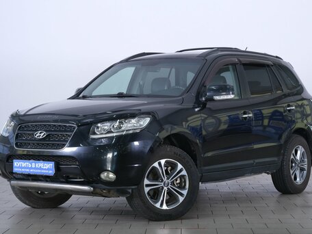 2008 Hyundai Santa Fe II, чёрный, 1099000 рублей, вид 3