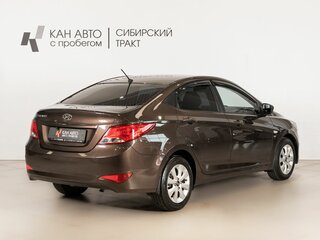 2016 Hyundai Solaris I Рестайлинг, коричневый, 799654 рублей, вид 3