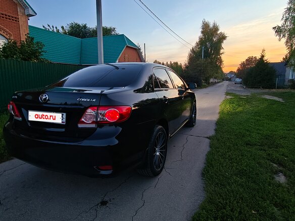 2012 Toyota Corolla X (E140, E150) Рестайлинг, чёрный, 1450000 рублей - вид 14