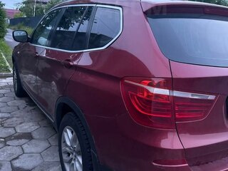 2011 BMW X3 28i xDrive II (F25), красный, 1400000 рублей, вид 4