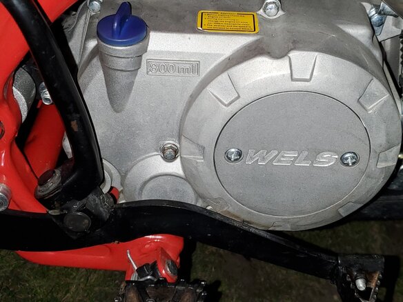 2021 Wels CRF 140, красный, 90000 рублей - вид 8