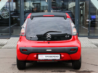 2010 Citroen C1 I Рестайлинг, красный, 359000 рублей, вид 5
