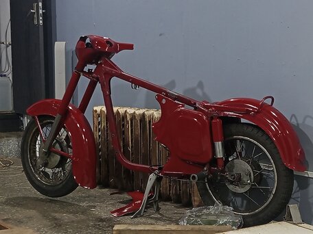 1966 Jawa 250, красный, 75000 рублей, вид 3