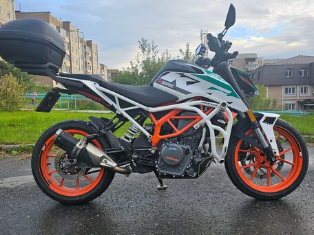 2019 KTM 390 Duke, оранжевый, 450000 рублей, вид 1