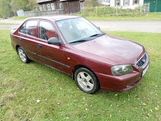 2006 Hyundai Accent ТагАЗ II, красный, 295000 рублей, вид 4