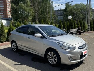 2012 Hyundai Solaris I, серебристый, 749000 рублей, вид 5