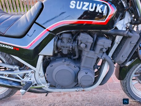 1989 Suzuki GSX 400F Katana, чёрный, 160000 рублей, вид 5