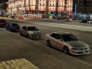 1996 Mitsubishi Galant VR-4 VIII, серый, 695000 рублей, вид 5