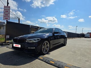 2018 BMW 5 серии 530d xDrive VII (G30/G31/G38), чёрный, 4845000 рублей, вид 4