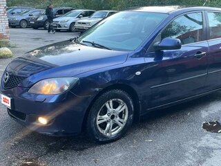 2008 Mazda 3 I (BK) Рестайлинг, синий, 440000 рублей, вид 4