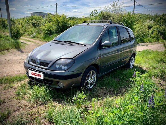 2001 Renault Scenic I Рестайлинг, серый, 235000 рублей