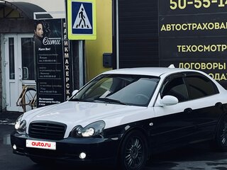 2006 Hyundai Sonata ТагАЗ IV (EF) Рестайлинг, синий, 500000 рублей, вид 4