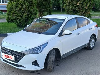 2021 Hyundai Solaris II Рестайлинг, белый, 1350000 рублей, вид 1