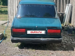 2004 Lada (ВАЗ) 2107, зелёный, 60000 рублей, вид 2