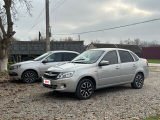 2012 Lada (ВАЗ) Granta I, серебристый, 449000 рублей, вид 5