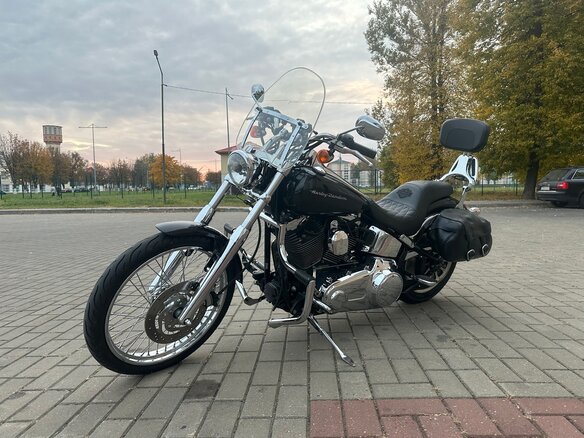 2007 Harley-Davidson Softail Deuce, чёрный, 750000 рублей - вид 3