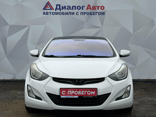 2014 Hyundai Elantra V (MD) Рестайлинг, белый, 1050000 рублей, вид 2