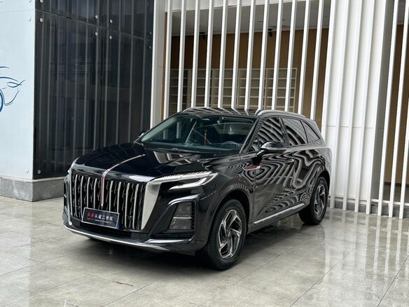 2024 Hongqi HS3, чёрный - вид 2