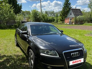 2008 Audi A6 III (C6), чёрный, 1150000 рублей, вид 3
