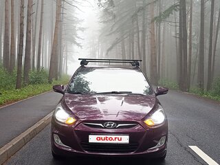 2012 Hyundai Solaris I, фиолетовый, 599000 рублей, вид 4