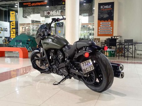 2022 Indian Scout, зелёный, 1040000 рублей, вид 3