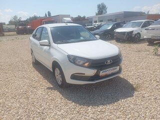 2020 Lada (ВАЗ) Granta I Рестайлинг, белый, 645000 рублей, вид 2