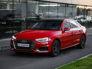 2020 Audi A4 35 TFSI V (B9) Рестайлинг, красный, 2875000 рублей, вид 3