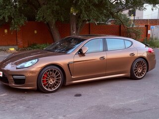 2013 Porsche Panamera Turbo Executive I Рестайлинг, коричневый, 2850000 рублей, вид 2