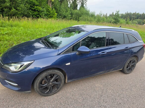 2020 Opel Astra K Рестайлинг, синий - вид 7