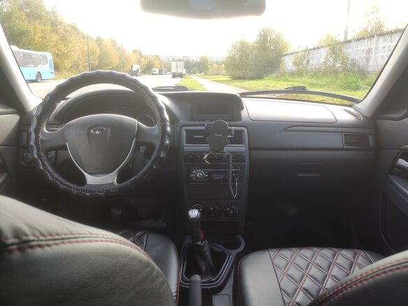 2013 Lada (ВАЗ) Priora I Рестайлинг, синий, 490000 рублей - вид 8