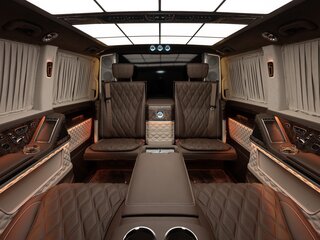 2026 Mercedes-Benz V-Класс Extra Long 300 d экстра длинный III (W447) Рестайлинг 2, чёрный, 44300000 рублей, вид 3