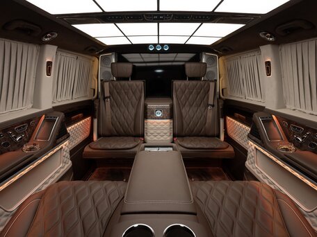 2026 Mercedes-Benz V-Класс Extra Long 300 d экстра длинный III (W447) Рестайлинг 2, чёрный, 44300000 рублей, вид 3
