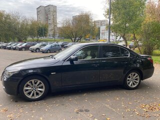 2008 BMW 5 серии 520d V (E60/E61) Рестайлинг, чёрный, 1150000 рублей, вид 4
