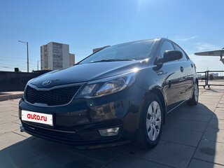 2017 Kia Rio III Рестайлинг, чёрный, 1035000 рублей, вид 2
