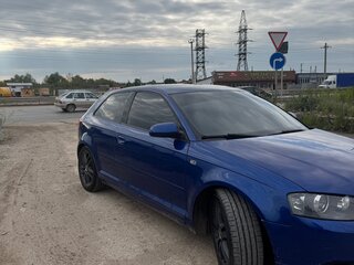2006 Audi A3 II (8P) Рестайлинг 1, синий, 790000 рублей, вид 3