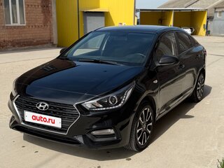 2018 Hyundai Solaris II, чёрный, 950000 рублей, вид 1